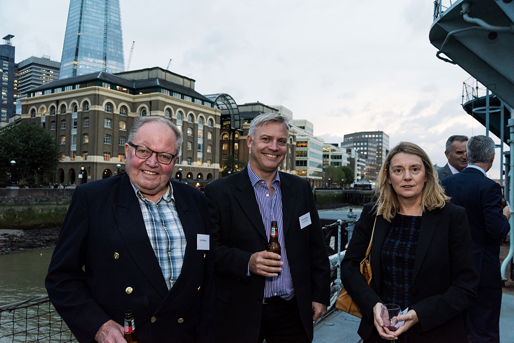 Guests at John Beynon's welcome event