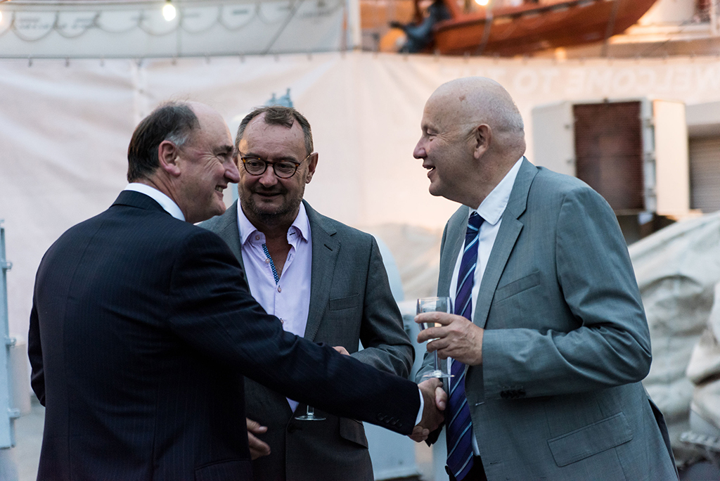 Guests at John Beynon's welcome event