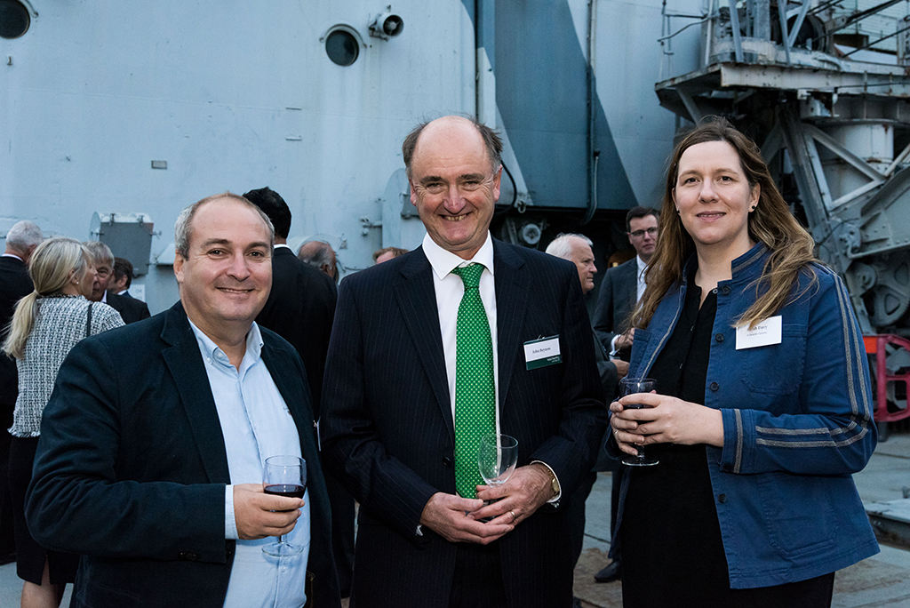 Guests at John Beynon's welcome event