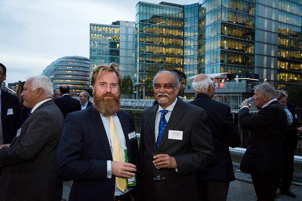 Guests at John Beynon's welcome event