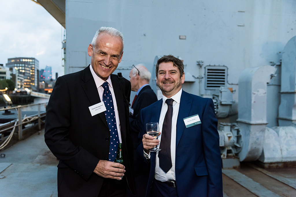 Guests at John Beynon's welcome event