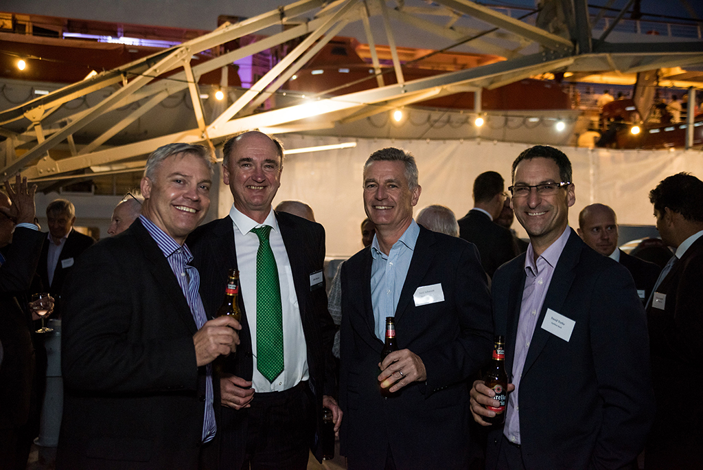 Guests at John Beynon's welcome event